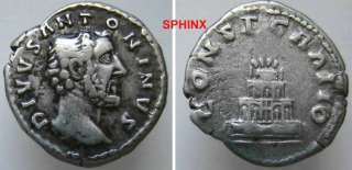 46HM0) Divus Antoninus Pius. Died AD 161. AR Den VF  