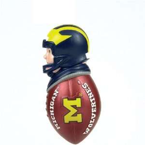 Michigan Wolverines 3 Magnetic Helmet Team Tackler   Set of 2   NCAA 