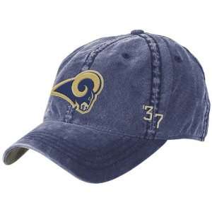   St. Louis Rams Navy Blue Overdye Flex Slouch Hat