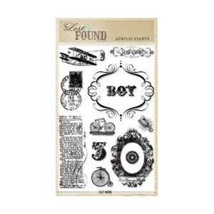 My Minds Eye Lost & Found Portobello Road Clear Stamps Boy 
