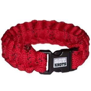  SGT KNOTS Hockey Lace Bracelet   Red 8