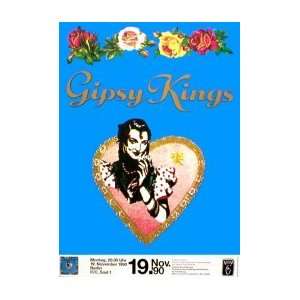  GIPSY KINGS Berlin Germany 19th November 1990 Music Poster 