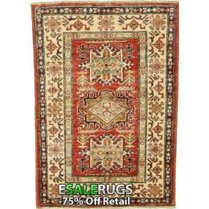  2 6 x 3 6 Kazak Hand Knotted Oriental rug