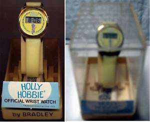 Holly Hobbie 1972 LCD Watch Bradley NEW UNUSED  