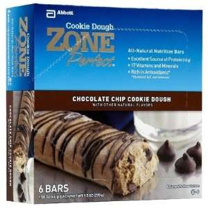 Zone Perfect Cookie Dough Bar    Chocolate Chip    6 ct. (Quantity of 