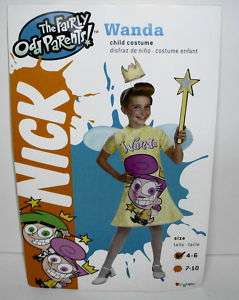 Wanda Fairy Fairly Odd Parents Costume Child 4 6 #5029  
