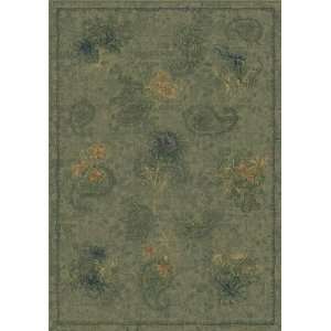   with STAINMASTER Vintage Cilantro Floral Rug 7.70.