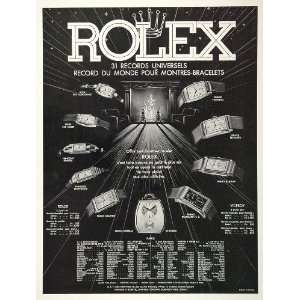  1937 French Ad Rolex Watches Prince Dauphin Brancard 