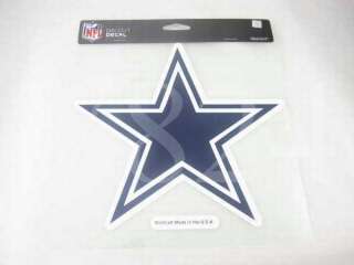 NFL Dallas COWBOYS 8x8 Die Cut Decal Sticker  