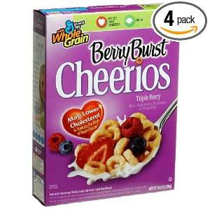 Cheerios Triple Berry Burst Cereal 10.4 Ounce (Pack of 4)  