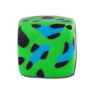   Animal Print Large Square Handmade Clay Beads Arts, Crafts & Sewing