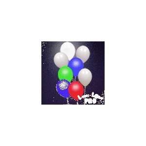  Lumi Loon, Lighted White Balloon, Assorted Colored light 