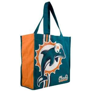 Miami Dolphins NFL Square Tote, 3 Pack