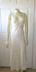   Victorias Secret Bridal Gown 70s does 40s Old Hollywood sz XS  