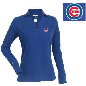  Chicago Cubs Womens Fortune Polo by Antigua   Dark Royal 