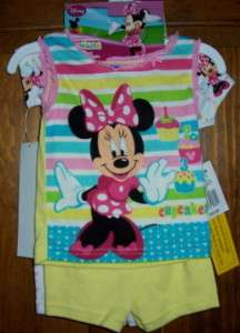 Mickey Mouse Clubhouse Minnie Short Pajama Set Girls 2T  