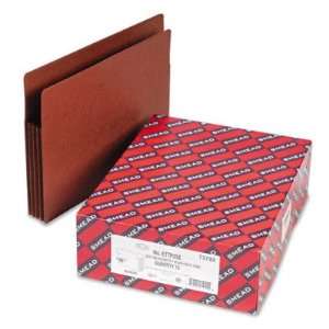  Drop Front File Pockets   Straight Tab, Letter, Redrope, 10/Box 