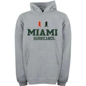  Miami Hurricanes Toddler adidas Grey Tackle Twill Hooded 