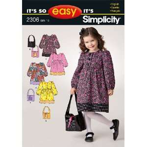  Simplicity Sewing Pattern 2306 Its So Easy Childs Dress 