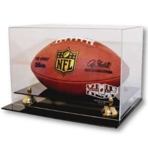  SUPER BOWL 44 DELUXE FOOTBALL DISPLAY CASE Sports 