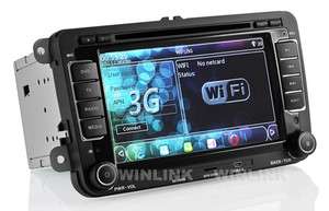 inch 1080P Car dvd player GPS Navigation INTERNET 3G WIFI VW passat 