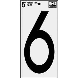  Hy Ko Prod. RV 70/6 5 Reflective Vinyl Numbers (Pack of 