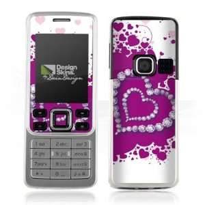  Design Skins for Nokia 6300   Diamond Heart Design Folie 