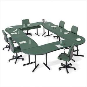 Table Concave Crescent Meeting Kit Smart Tables 30 x 48 High 