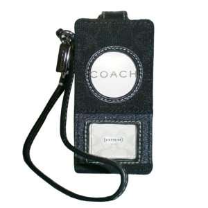  Coach Signature Stripe Ipod Nano Case 60003 (BLACK)  