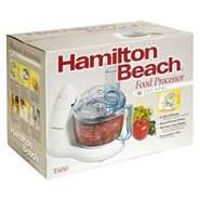 Hamilton Beach Food Processor, 6 Cup Bowl, 1 processor 