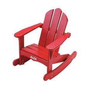  Childs Adirondack Rocking Chair in Red Baby