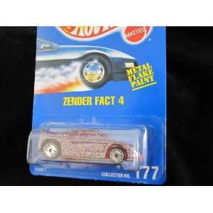 Hot Wheels Zender Fact 4 #177 All Blue Card Purple Flake with Ultra 