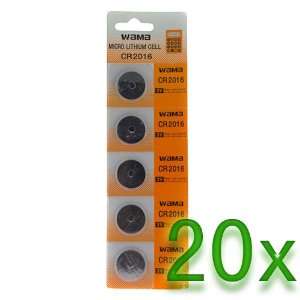   CR2016 Lithium Button Cell Battery 3V   5 PCs Per Card Electronics