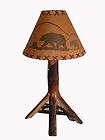 rustic table lamp  