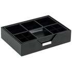   Inc. Heritage Mens Accessories Set of Two Valet Trays in Black