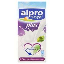 Alpro Plus Chol Lowering Soya Milk Alt 1L   Groceries   Tesco 