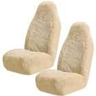 Axius Bucket Seat Covers   Genuine Sheepskin Champagne   Pair