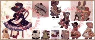   Patchwork Craft Pattern Book Sunbonnet Sue Girl Doll Quilt Bag  