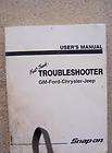 1996 snap on tools fast track troubleshooter manual gm ford