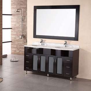   com Design Element Modern Double Sink Bathroom Vanity Set 