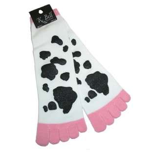 Bell K Bell Novelty Cow Toe Socks 