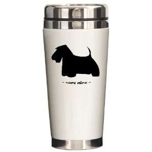  I OWN A VERY NICE PERSON Dog Ceramic Travel Mug by 