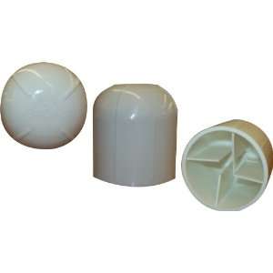  Protective Cap Kit   (12) White Plastic Stake Caps   for 