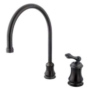   Kitchen Faucet with Buckingham Lever Handles Finish Oil Rubbed Bronze