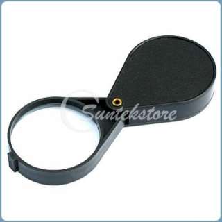 50mm Glass Magnifying Magnifier Jeweler Loupe Loop  