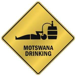   MOTSWANA DRINKING  CROSSING SIGN COUNTRY BOTSWANA