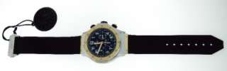 Mens Hublot Super B Flyback Chronograph Two Tone Watch + Box & Papers 