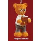   Berrie RUSS Very Beary Religious Teacher Christmas Ornament #32008
