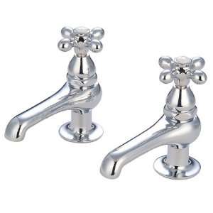   Chrome Restoration Double Handle Lavatory Basin Tap with American C