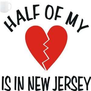  Mug White  HALF OF MY New Jersey  Usa States Sports 